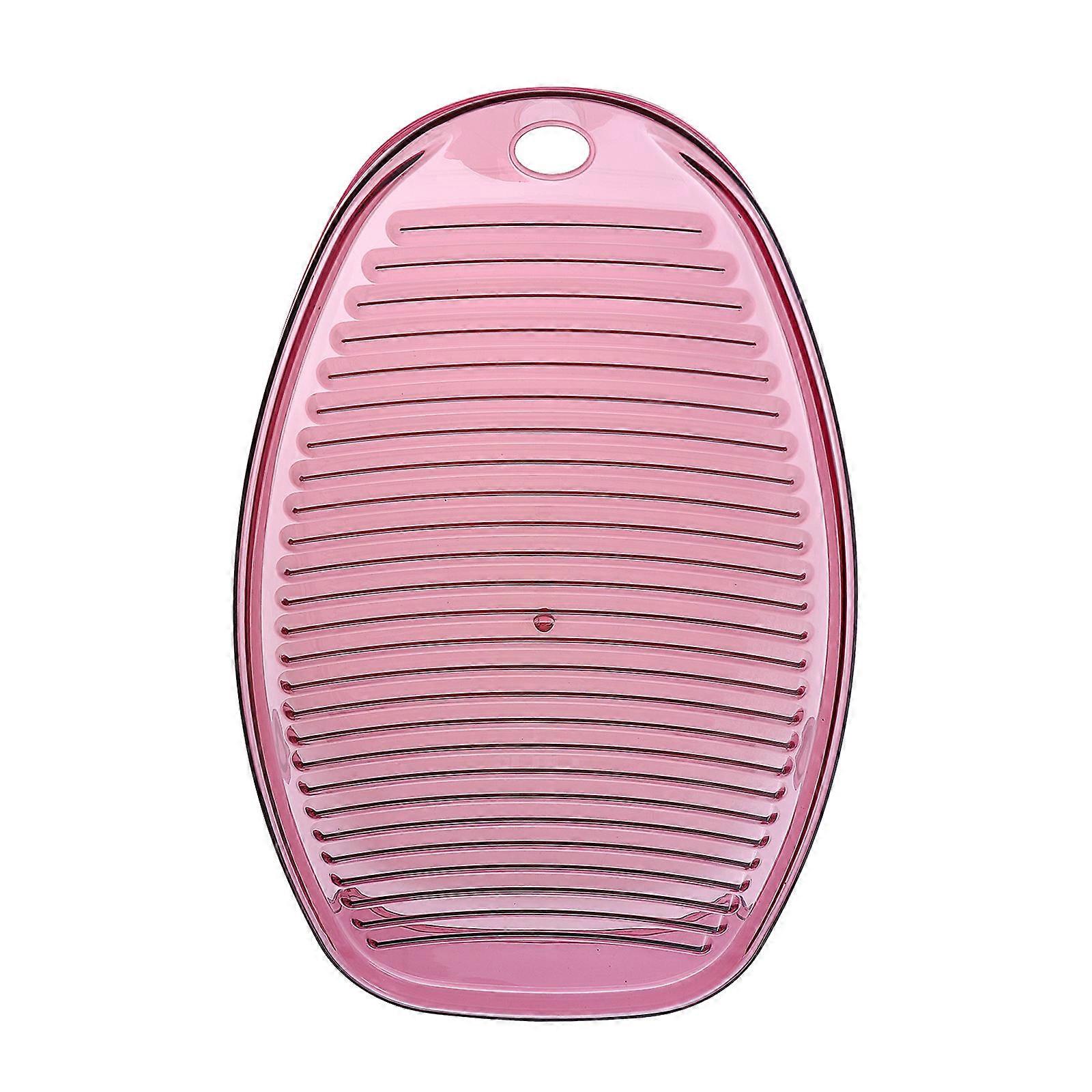 קרש כביסה מפלסטיק אדום לכביסת תחתונים 1 יחידות קרש כביסה נגד החלקה