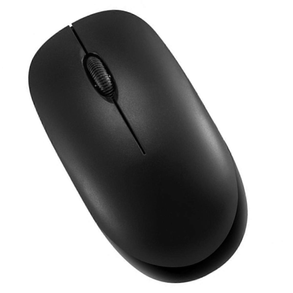 Silent Wireless Mouse For Home Use Laptop Black Saving 1Pack