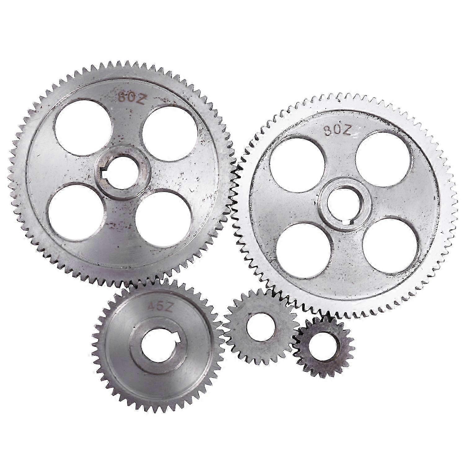 5Pcs/Set Metal Gears for Machine Tools - Lathe Gear for Metal Cutting