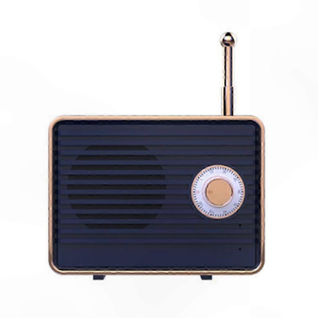 Retro Wireless Vintage Portable Bluetooth-compatible Stereo Speaker Travel Music Player Pink