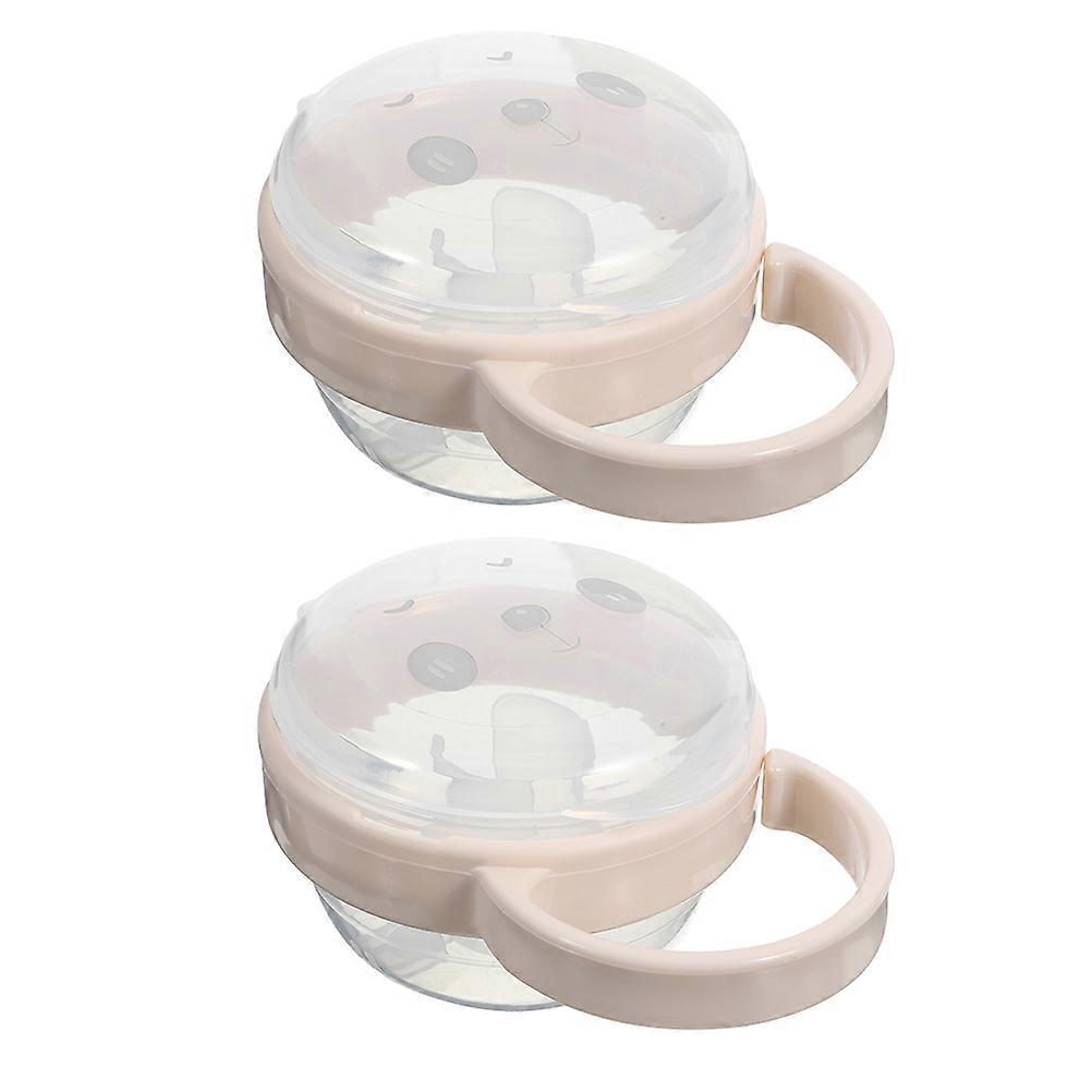 Pacifier Storage Container 2Pcs Portable Pacifier Holder For Travel Parents Diaper Bag Color