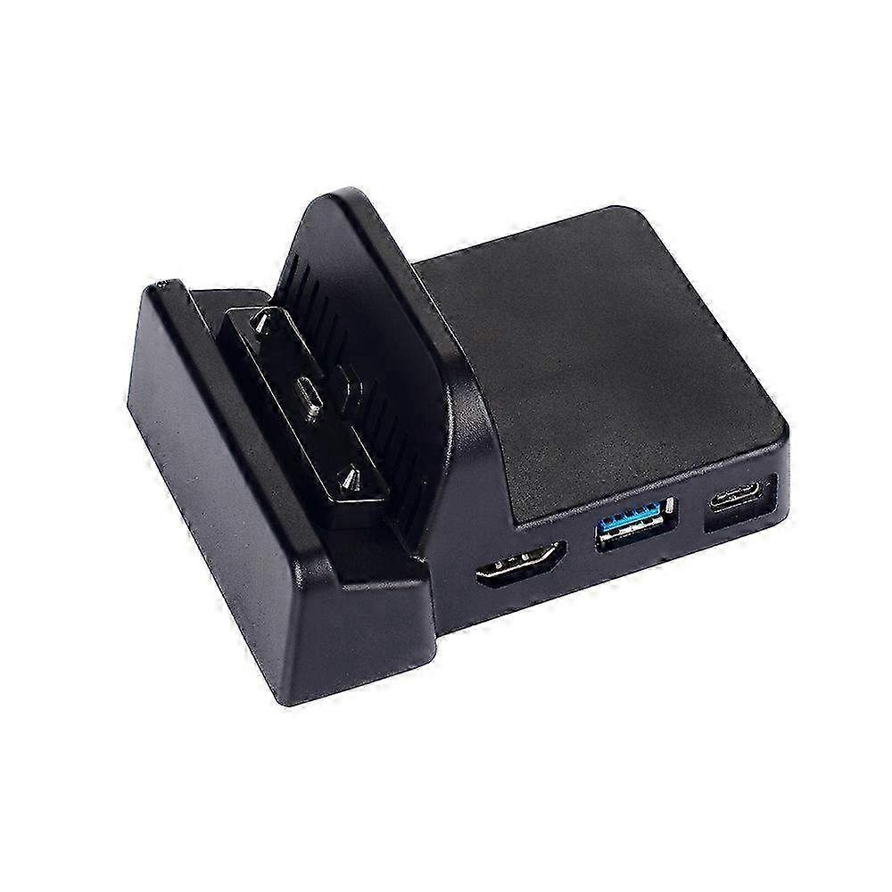 Portable Cooling Docking Station for Nintendo Switch Game Console - Black Cooling Stand with Enhanced Performance & Ventilation