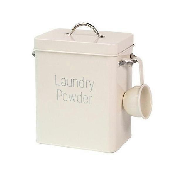 Detergent Box Laundry Detergent Box with Handle and Measuring Spoon, 4L