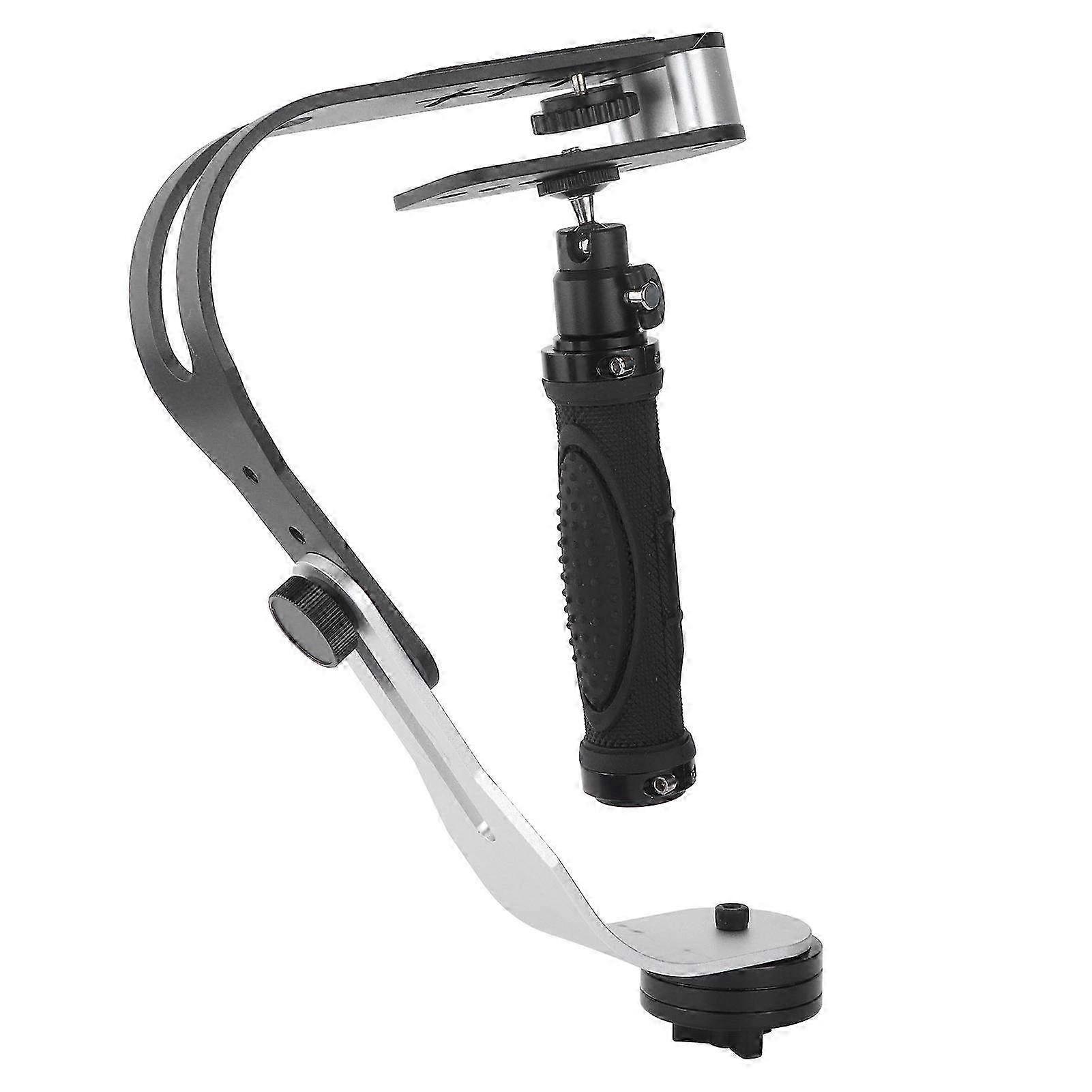Aluminum Alloy Handheld Video Stabilizer for DSLR Cameras - Bow Shape Stabilization System with Comfortable Handle