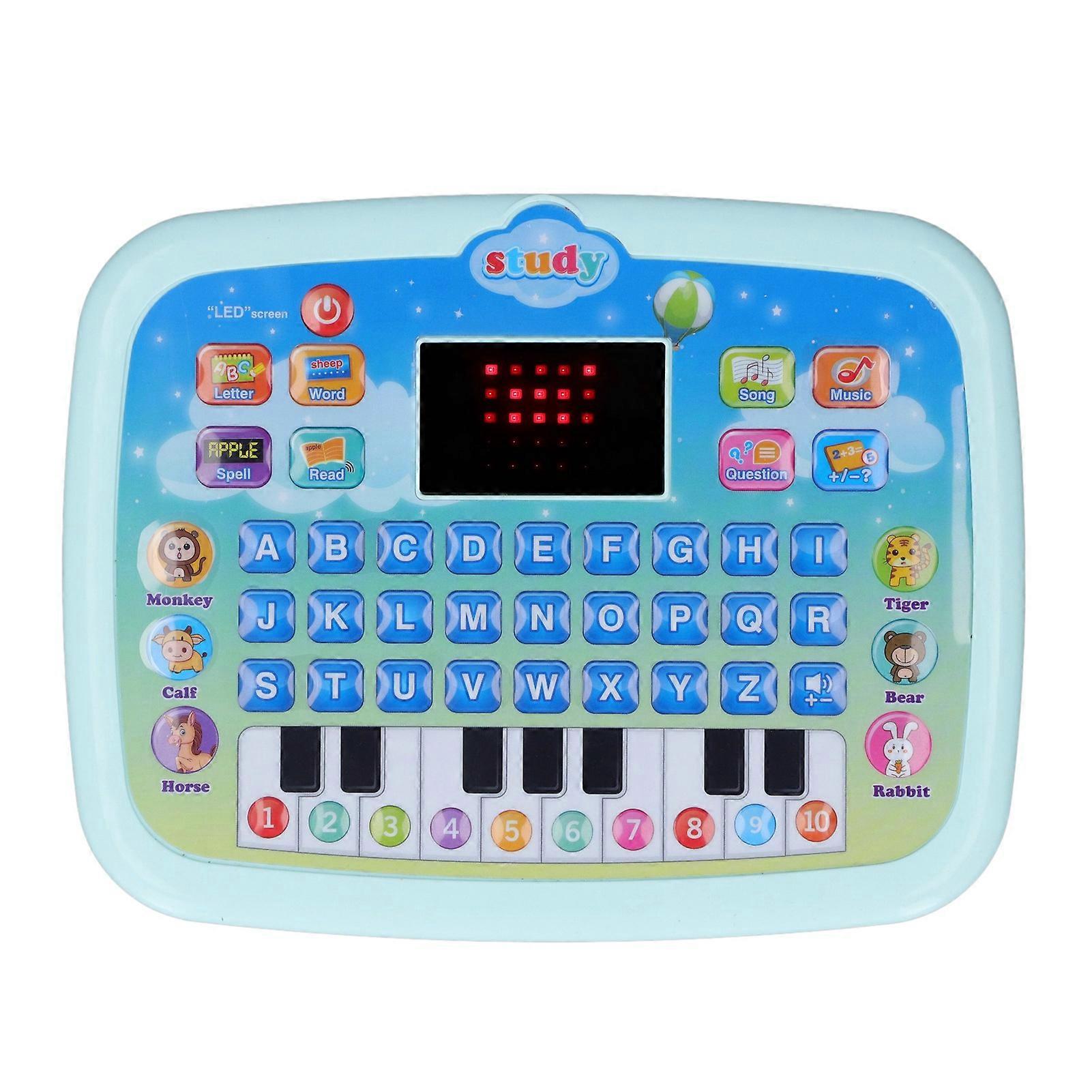 LED Early Education Machine Multifunctional Interactive Learning Machine for Children Green