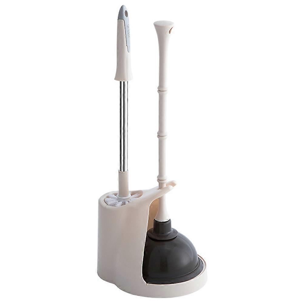 Plunger Set Bathroom Accessory For Public Restroom Cleaning Lightweight Material 1 Set