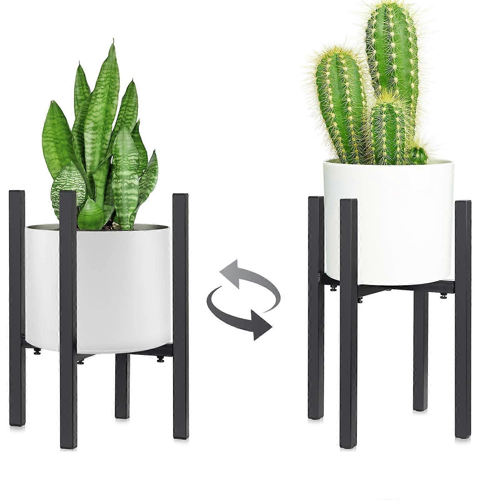 Foldable Plant Stand, Wooden Shelf, Potted Plant Stand, Holder, Flower Shelf, Plant Shelf, Planter Stand for Indoor Plants (Metal)
