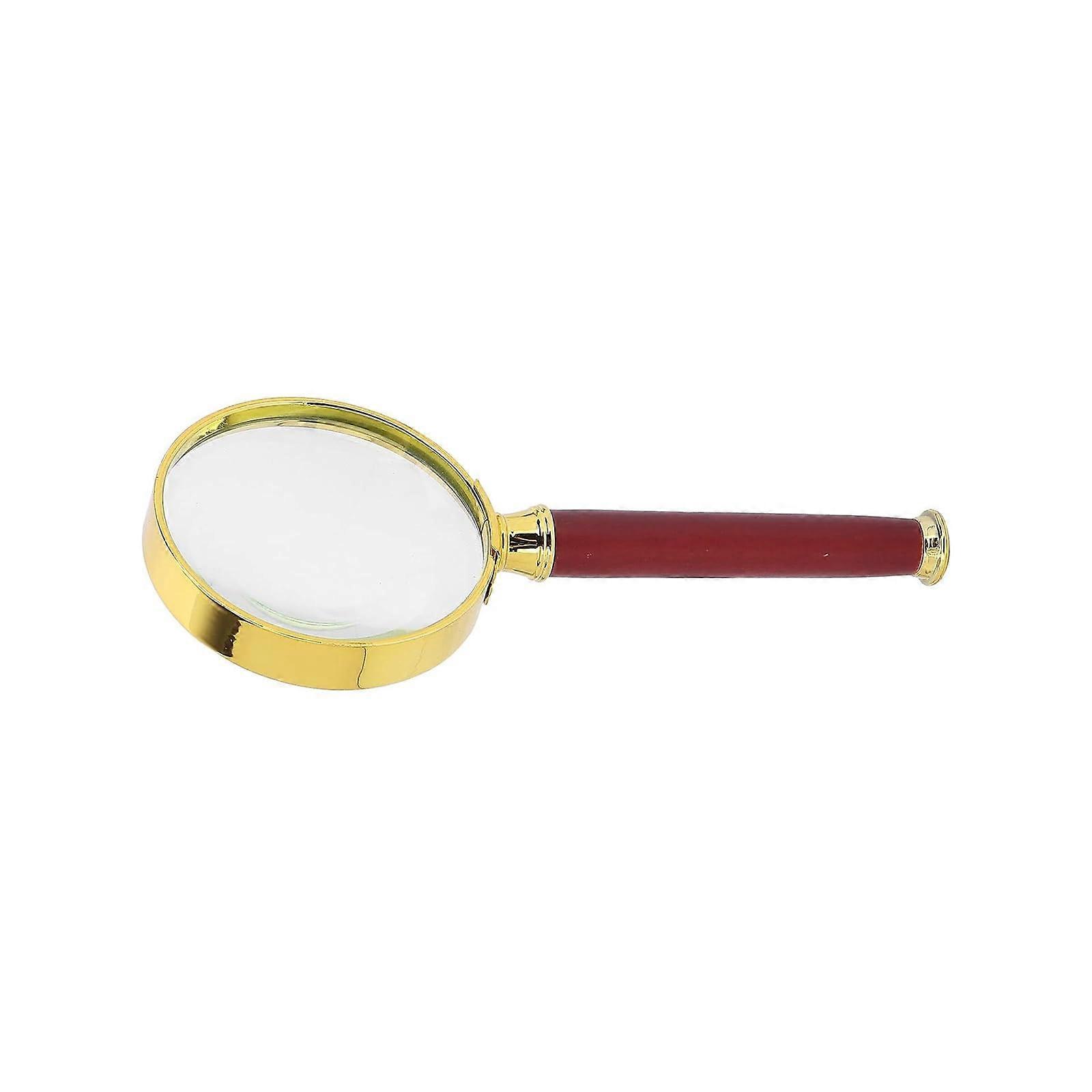 Hand Loupe 1 Piece Portable Reading Magnifier Explorer Mirror for Outdoor Use, Lightweight Design, 5x Magnification
