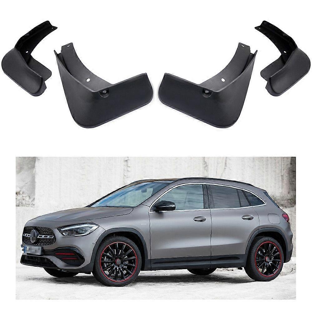 Exquisite 4Pca Car Mud Flaps Splash Guard Fender Mudguard for Mercedes GLA-Class 2020-2022