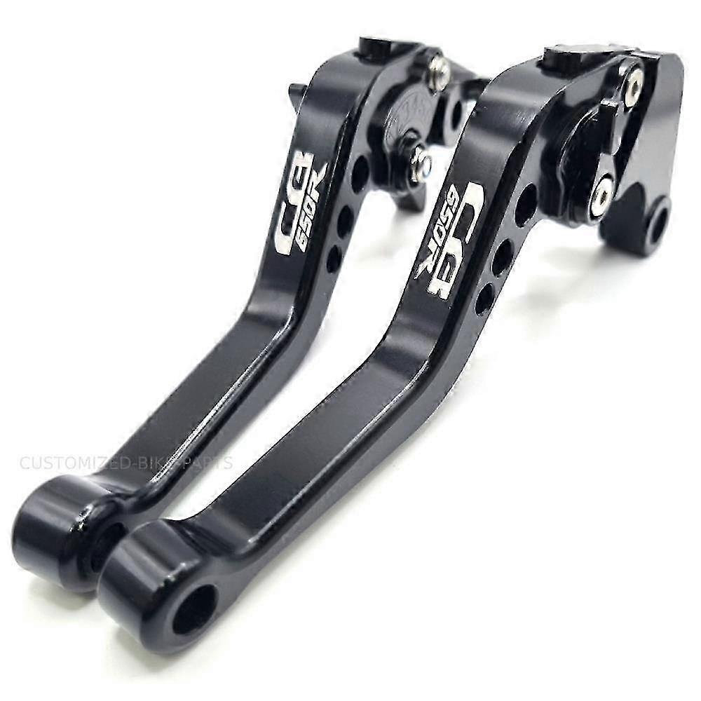 متوافق مع هوندا CB650R Neo 2018-2025 | طقم ذراع فرامل القابض القصير - أسود