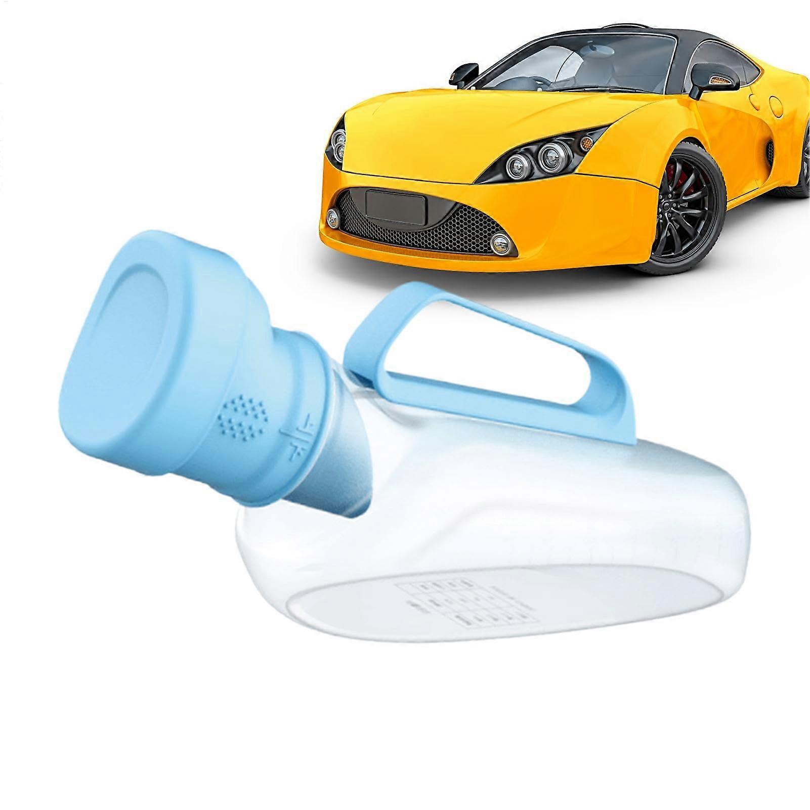 Portable Urinal Bottle 1200ml with Handle, Large Capacity Urinal Container for Travel, Outdoor Activities, and Home Use