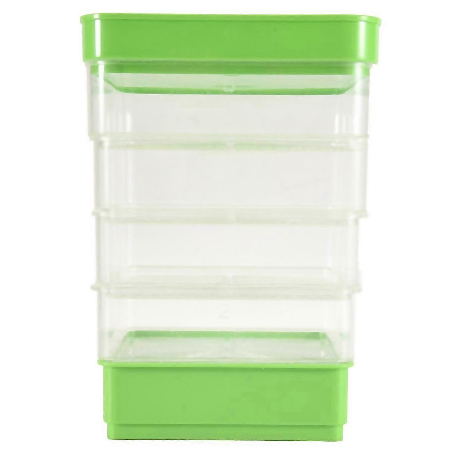 Bean Seed Germination Kit Microgreen Plant Growing Tray Drain Tray Fourtier Stackable Sprout Gr