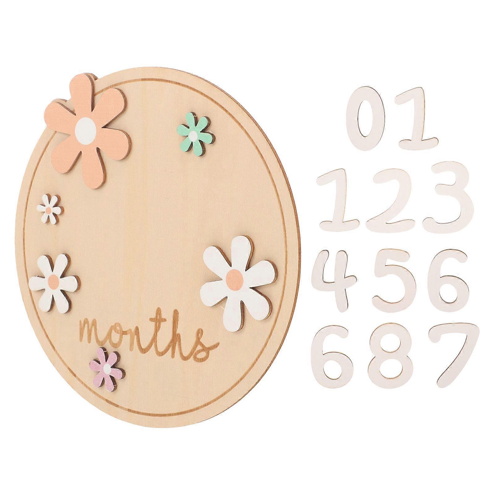 1 Set Monthly Milestone Cards for Newborn Photography – Lightweight, Safe, and Easy to Use for Capturing Baby's Growth Moments