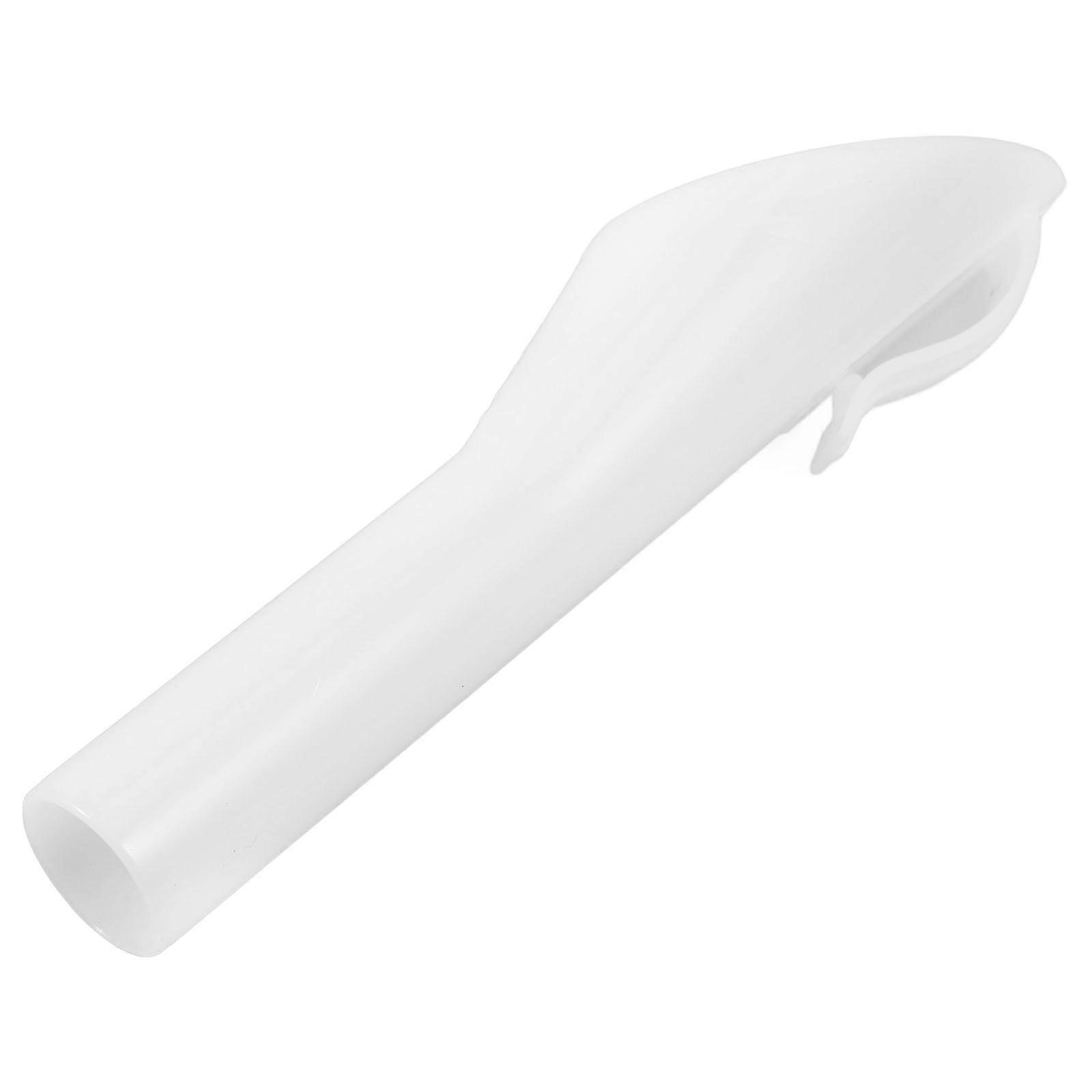 White Plastic Oil Funnel for Pouring Designed for Vehicles with Leak Prevention Features