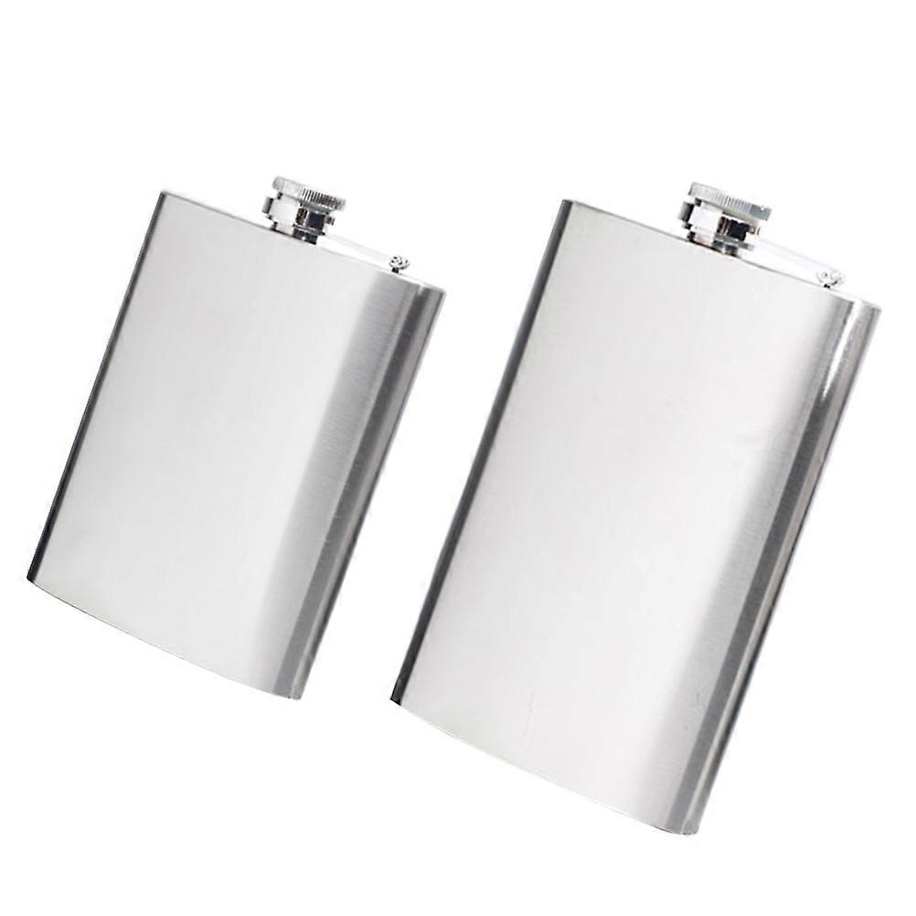 Stainless Steel Portable Alcohol Flask for Outdoor Wine Drinking – Retro Design for Hiking and Camping