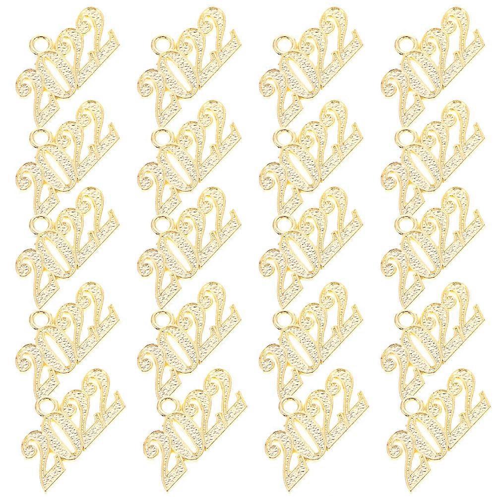 Golden Alien Charm Pendant Accessories for Decoration Use 50 Pieces Alloy 2022