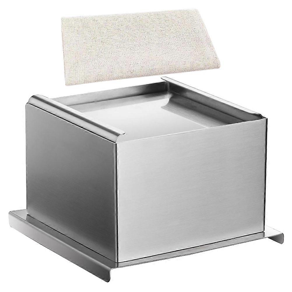 Stainless Steel Tofu Maker Pressing Mold, Compact DIY Bean Curd Pressing Tool for Safe Homemade Vegan Tofu Preparation in Kitchen