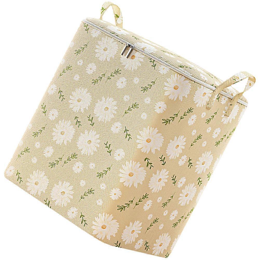 Beige Household Storage Box Rectangular Toy Storage For Adults Multi-functional Foldable Storage 1Pcs
