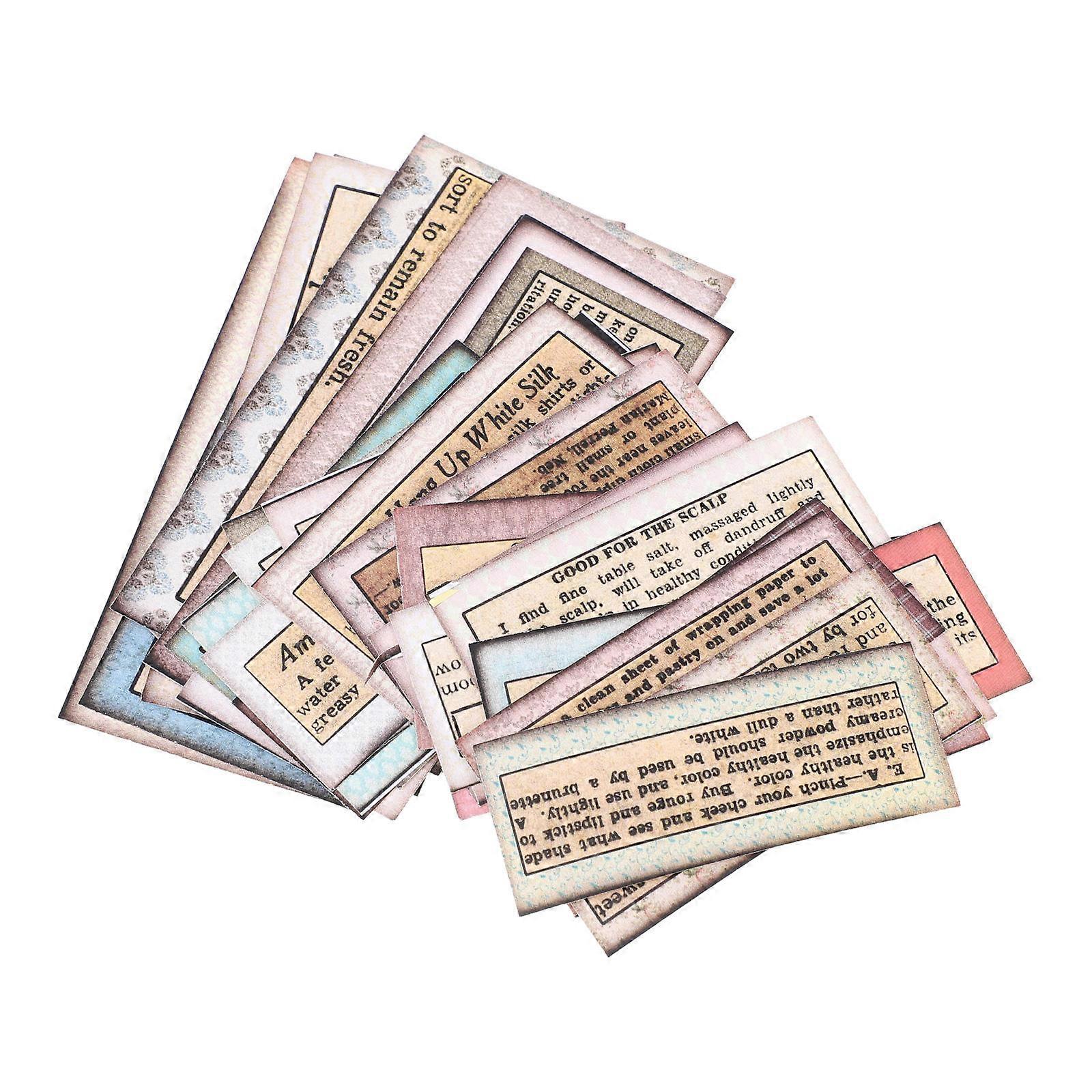 Scrapbook Decals For Artists And Scrapbooks Assorted Color Retro 2 Bags