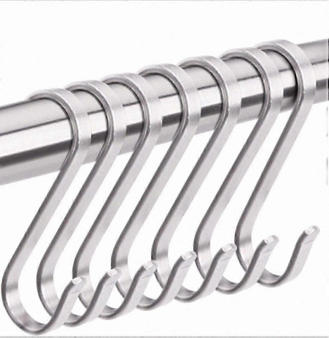 S-hook 10 S-shaped Stainless Steel Hooks, Hanging Tool Hooks