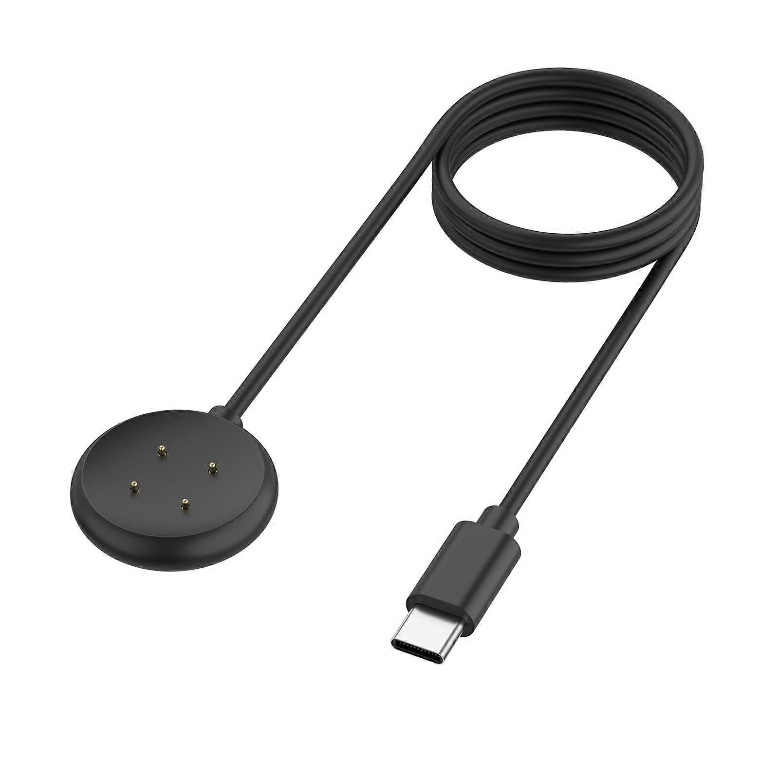 Charging Cable Charger Only for Google Pixel Watch 2, USB C Charging Cable for Google Pixel Watch 2 (Black 100 cm) black 100cm
