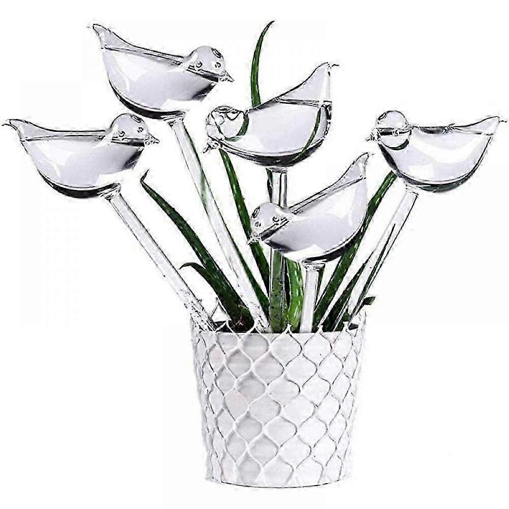 Automatic Bird Watering Glass Set - 5 Pcs Self-Watering System for Pet Birds & Small Animals
