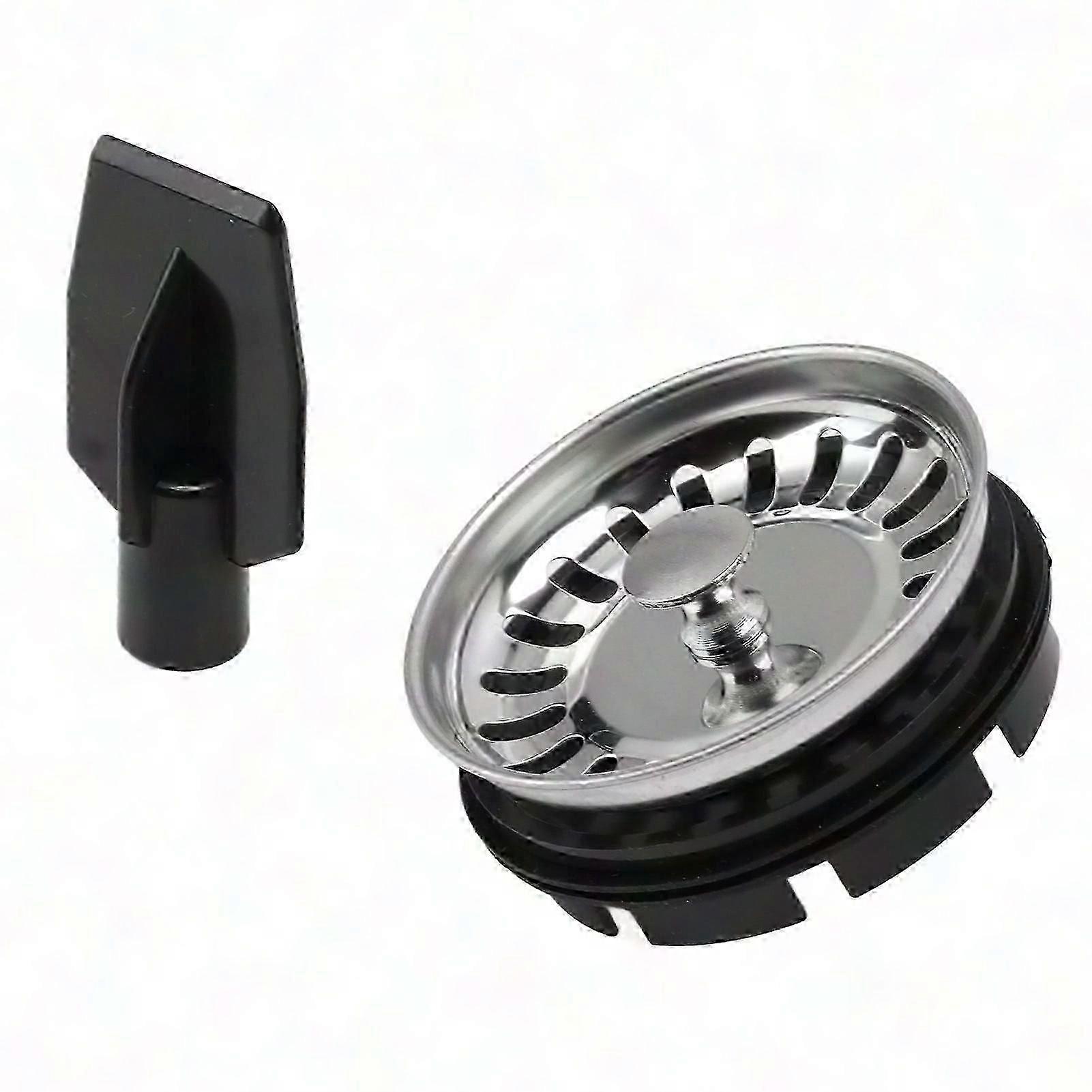 Stainless Steel Garbage Disposal Strainer Plug - Rust Resistant Food Waste Disposer Filter for Grinder Shredder