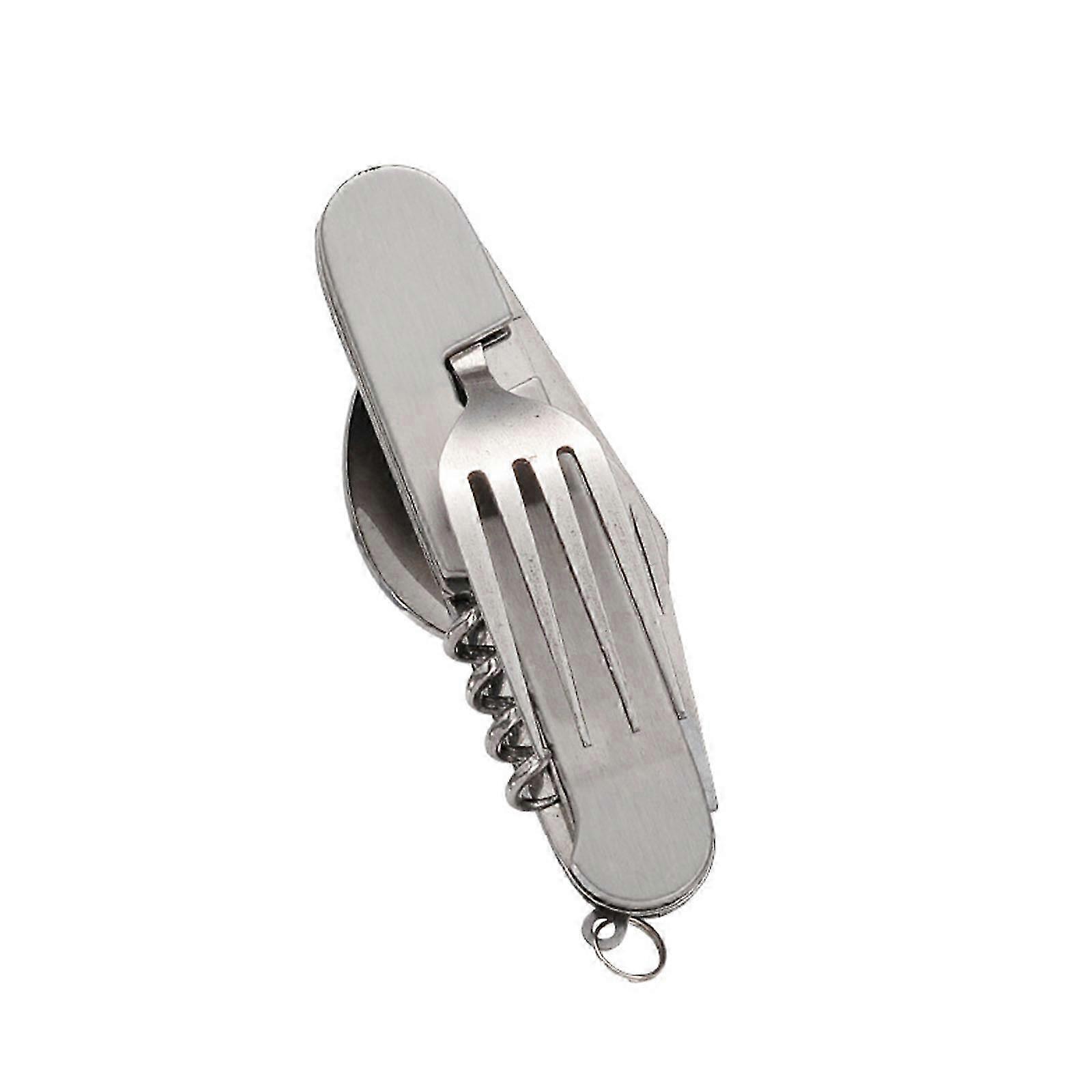 Multifunctional Camping Knife Fork And Spoon Detachable Folding Combination Convenient out-of-door Tableware PUW1154