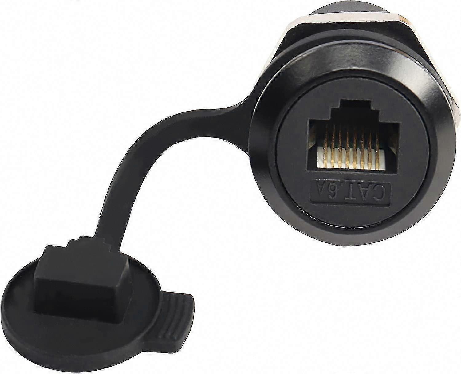 Shielded RJ45 Panel Mount Coupler for Secure Network Connections