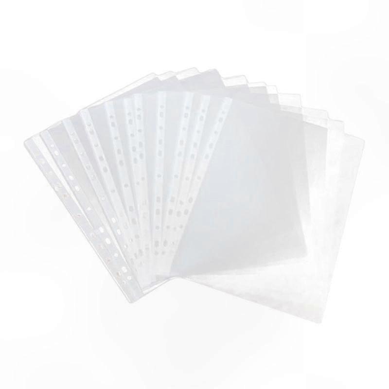 100 Pack Transparent Document Sleeves