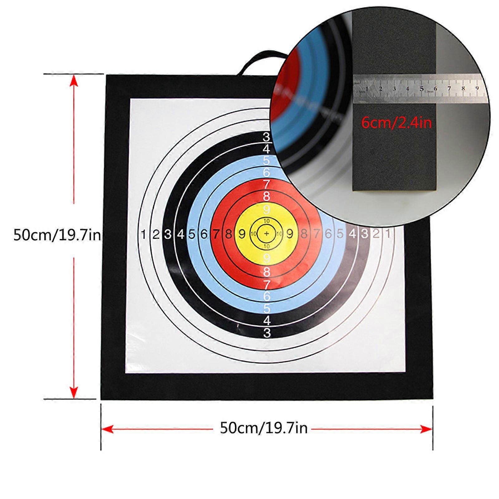 1pcs Archery Target EVA Foam Target Board Bow Practice Archery Equipment 50x50x6cm