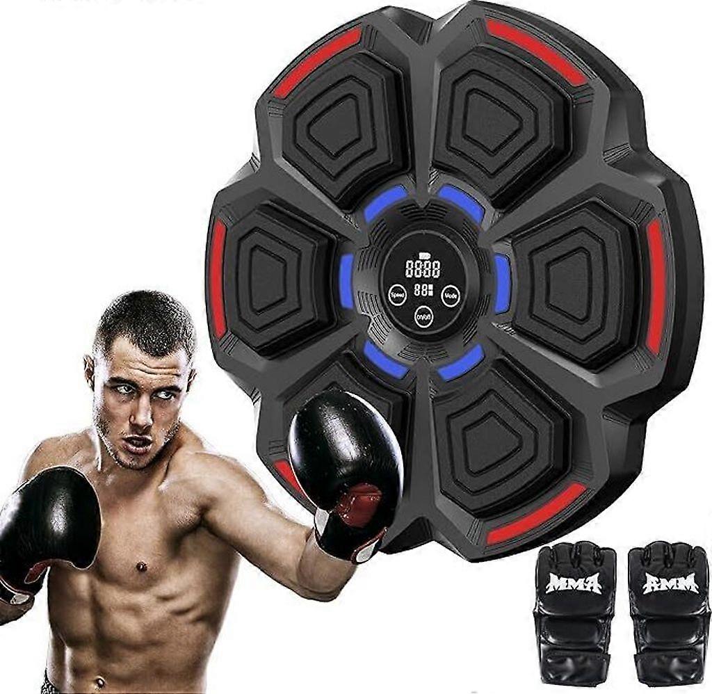 Smart Boxing Music Machine - Bluetooth Punching Pad με λειτουργίες &; γάντια για γυμναστήριο στο σπίτι