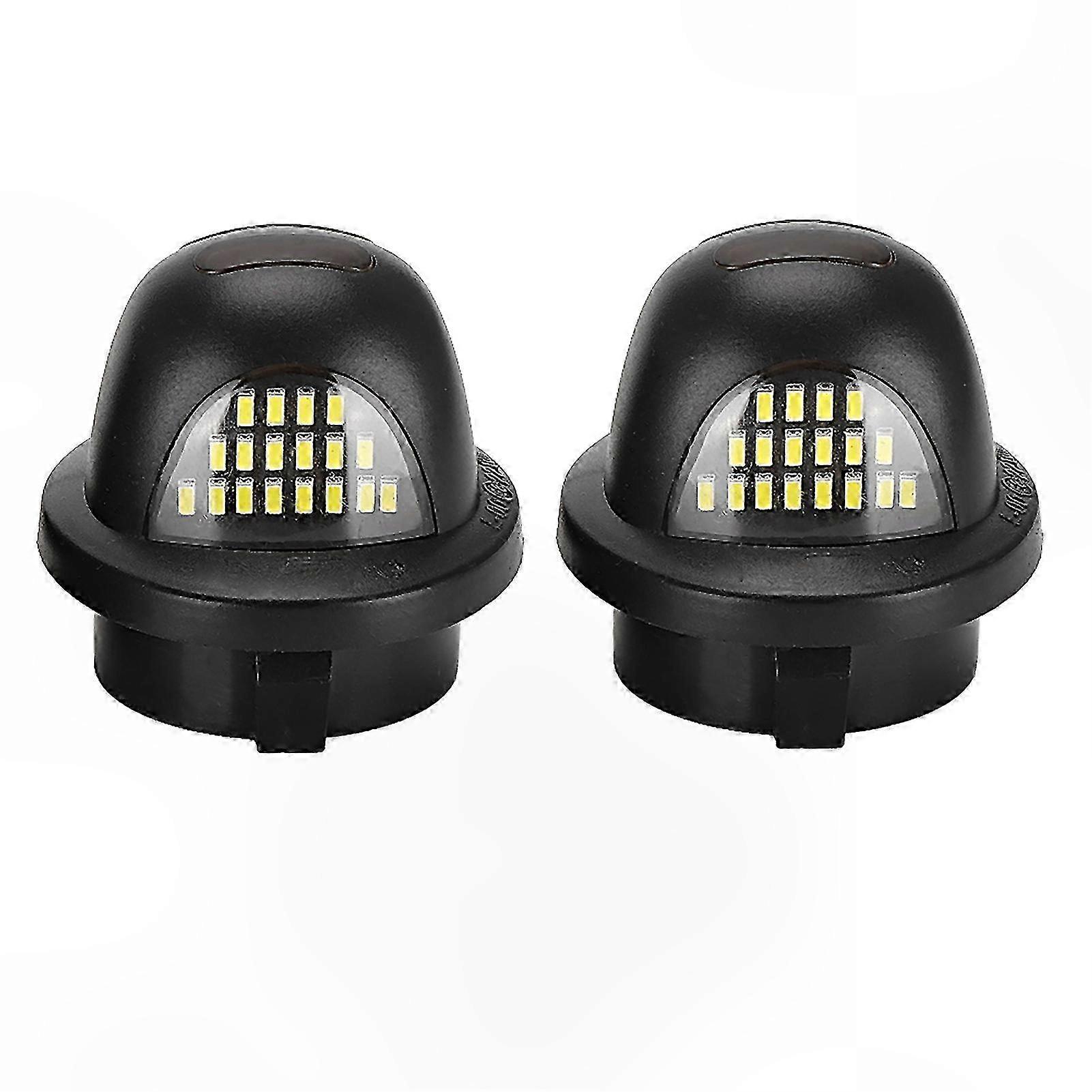 2pcs LED License Plate Lights for Pickup Trucks 1999-2016 Models