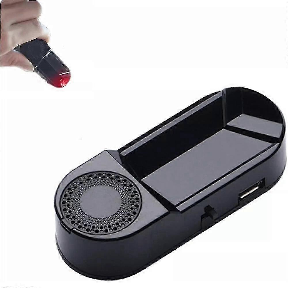 Solar Powered LED Car Fake Security Alarm Light - Wireless Anti-Theft Warning Blinking Light for Vehicle Protection (Blue/Red)