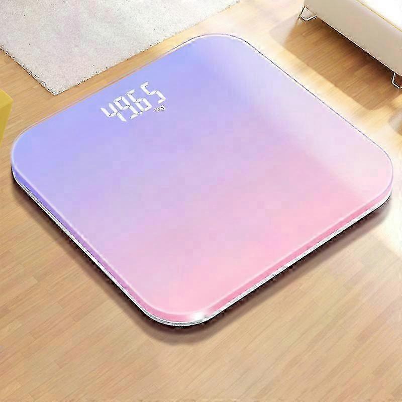 Smart Digital Scale: Highly Accurate Body Weight Scale, Extra-Wide Platform, LED Screen, USB Charging, Slim Design