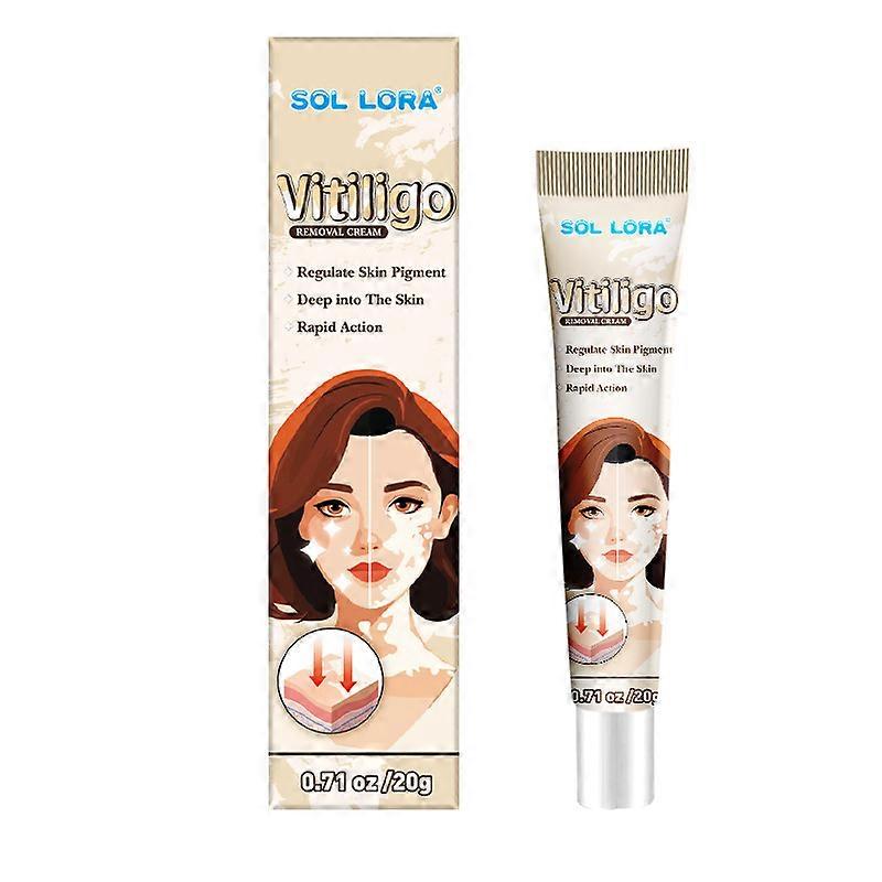 كريم البهاق، كريم مضاد للبهاق، كريم طبيعي لعلاج البهاق للبشرة، يقلل من البقع البيضاء ويحسن تصبغ الجلد، 20 غرام