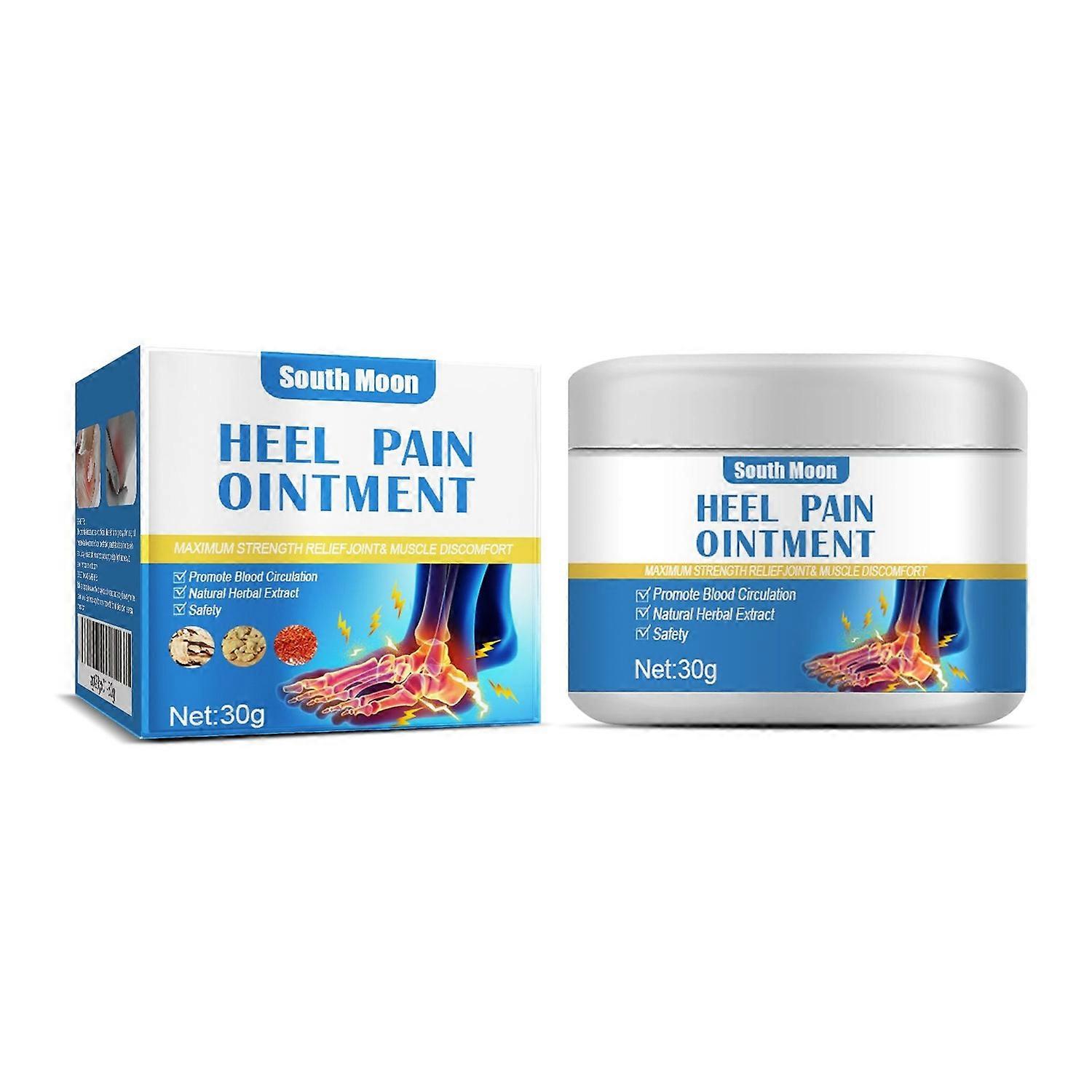 1-6x SOUTH MOON Heel Care Cream 30g Φυσικό Herb Ενυδατικό Βάλσαμο Μασάζ Ποδιών για Ξηρή Σκασμένη Φτέρνα