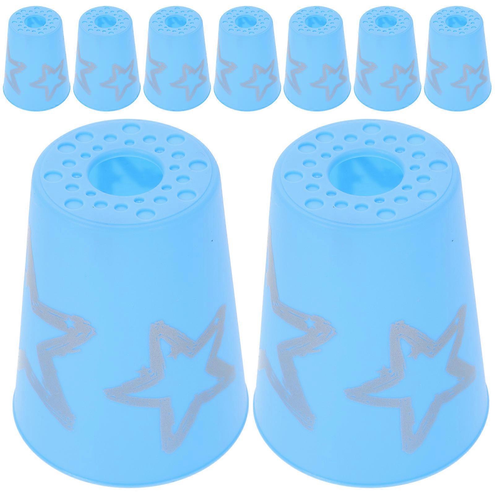 SkyBlue Stackable Cups Set for Halloween Parties Fun Easy Clean Plastic 12pcs Suitable for All Ages