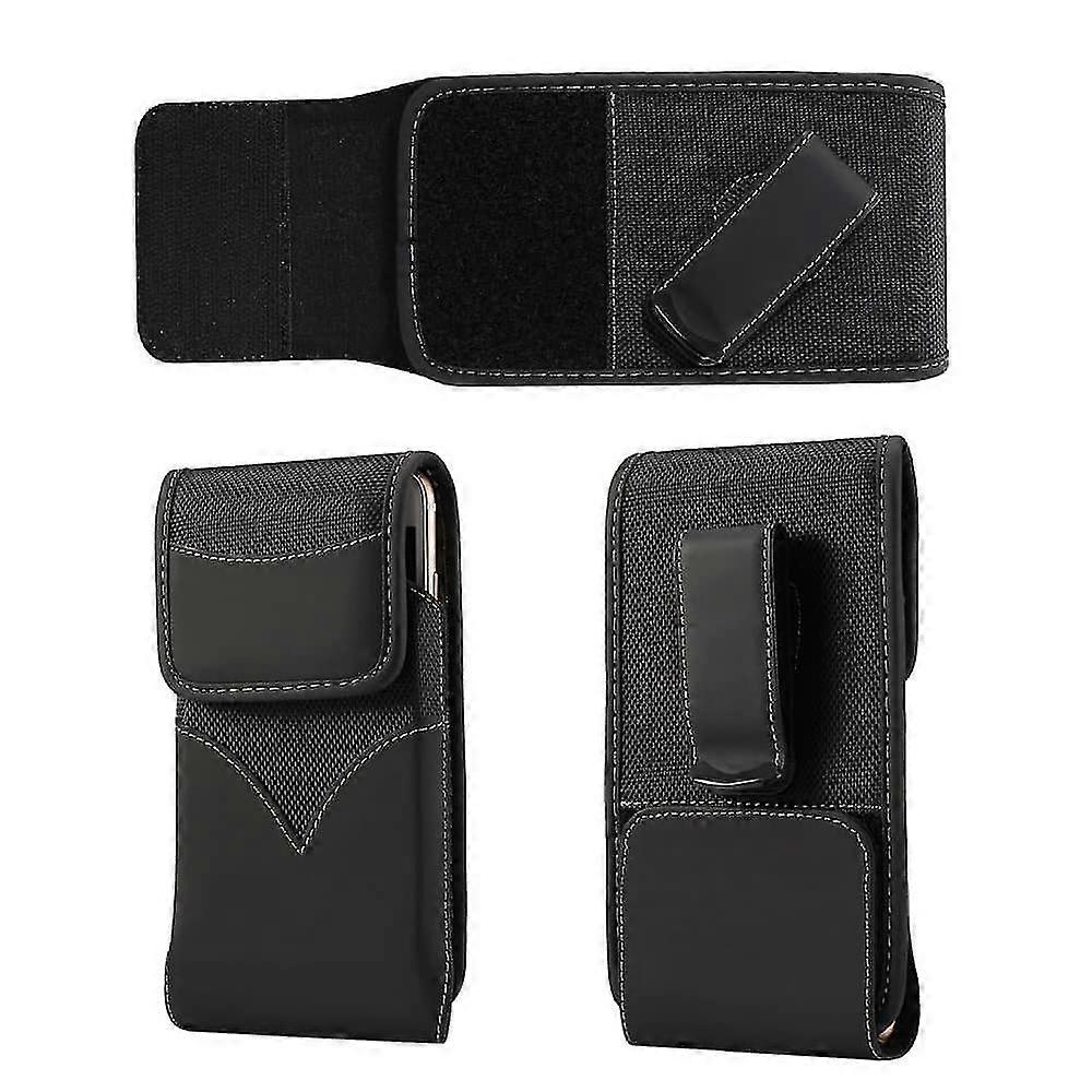 Nylon Belt Holster with Swivel Metal Clip for Wiko Ufeel fab (2016)