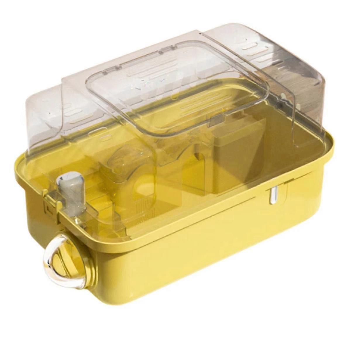 Portable Hamster Carrier Cage,Breathable Small Animal Handbag,C