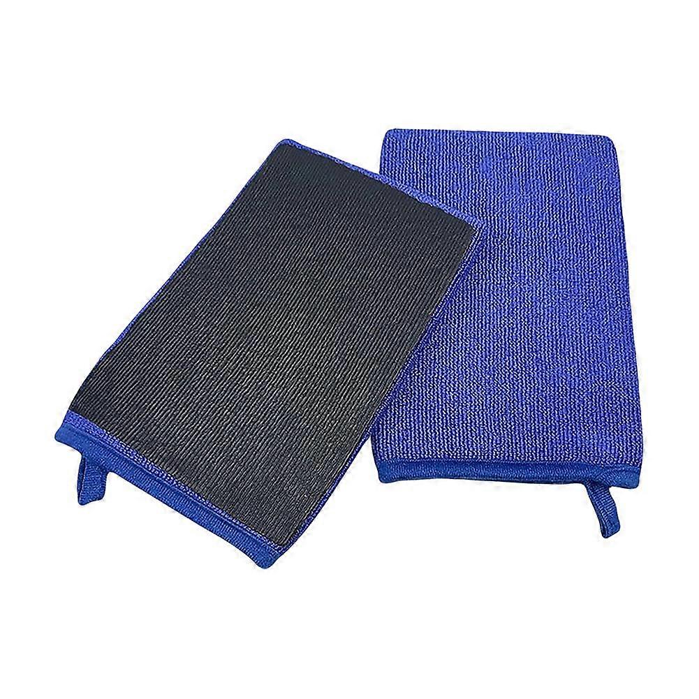 2 Pcs Clay Bar Mitten for Car Clay Towel for Car Detailing Wash Mitt Car Wash Towel Glove Car Cleaning Gloves Car Polishing Towel