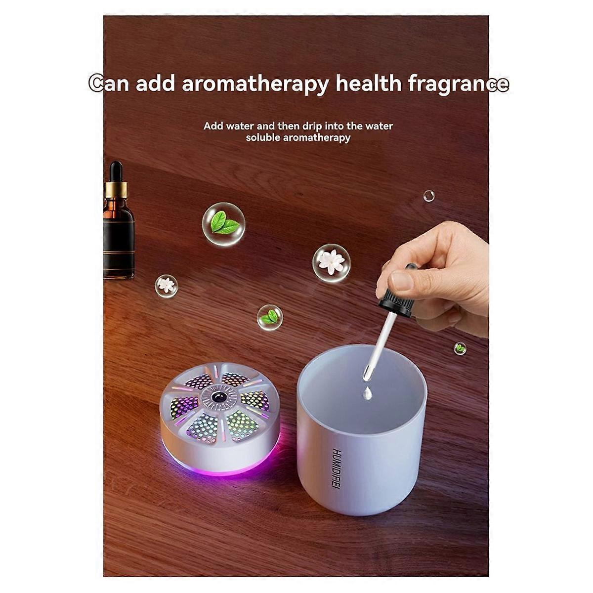 180ML Mini Air Humidifier USB Electric Aroma Diffuser Essential Oil Purifier Aromatherapy Mist Maker Lights A