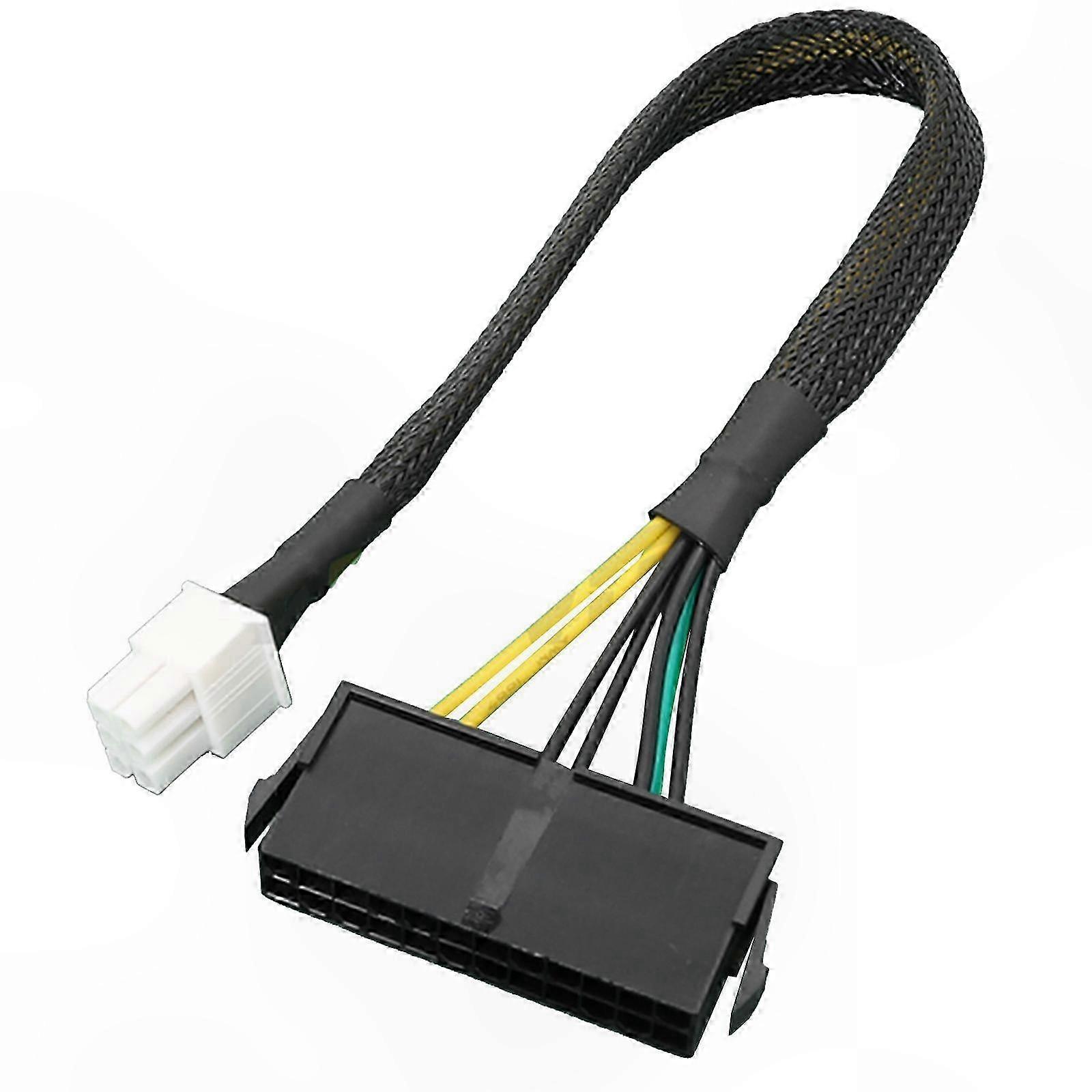 24-Pin to 6-Pin Internal Power Supply Adapter Cable for ATX-Compatible Motherboards
