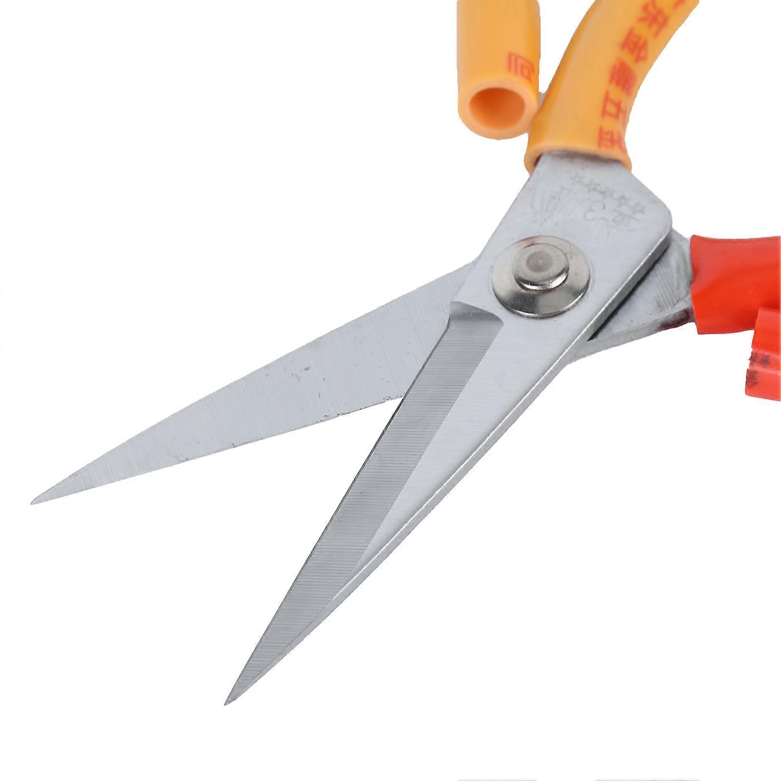 Alloy Steel Rustproof Scissors Multi-Tool with Ergonomic TPU Handle (3# 175mm)
