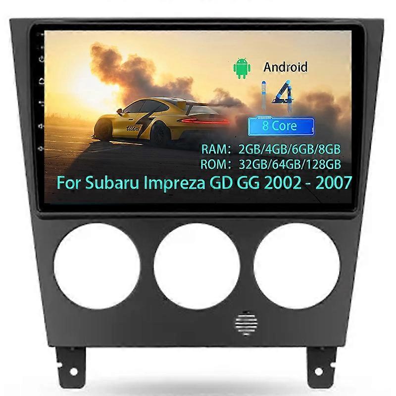 Android 15 Car Radio For Subaru Impreza GD GG 2002-2007 Multimedia Player GPS Audio 2Din Head Unit