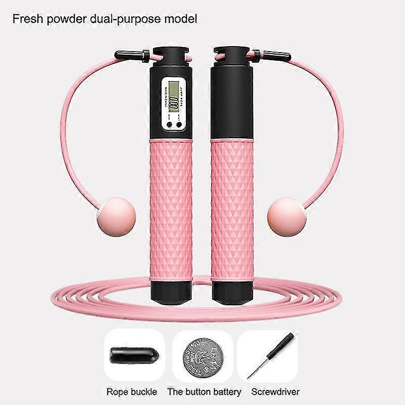 Digital Skipping Rope 2in1 Dual Cordless + Rope Jump Calories Jumping Counter Ou 2025