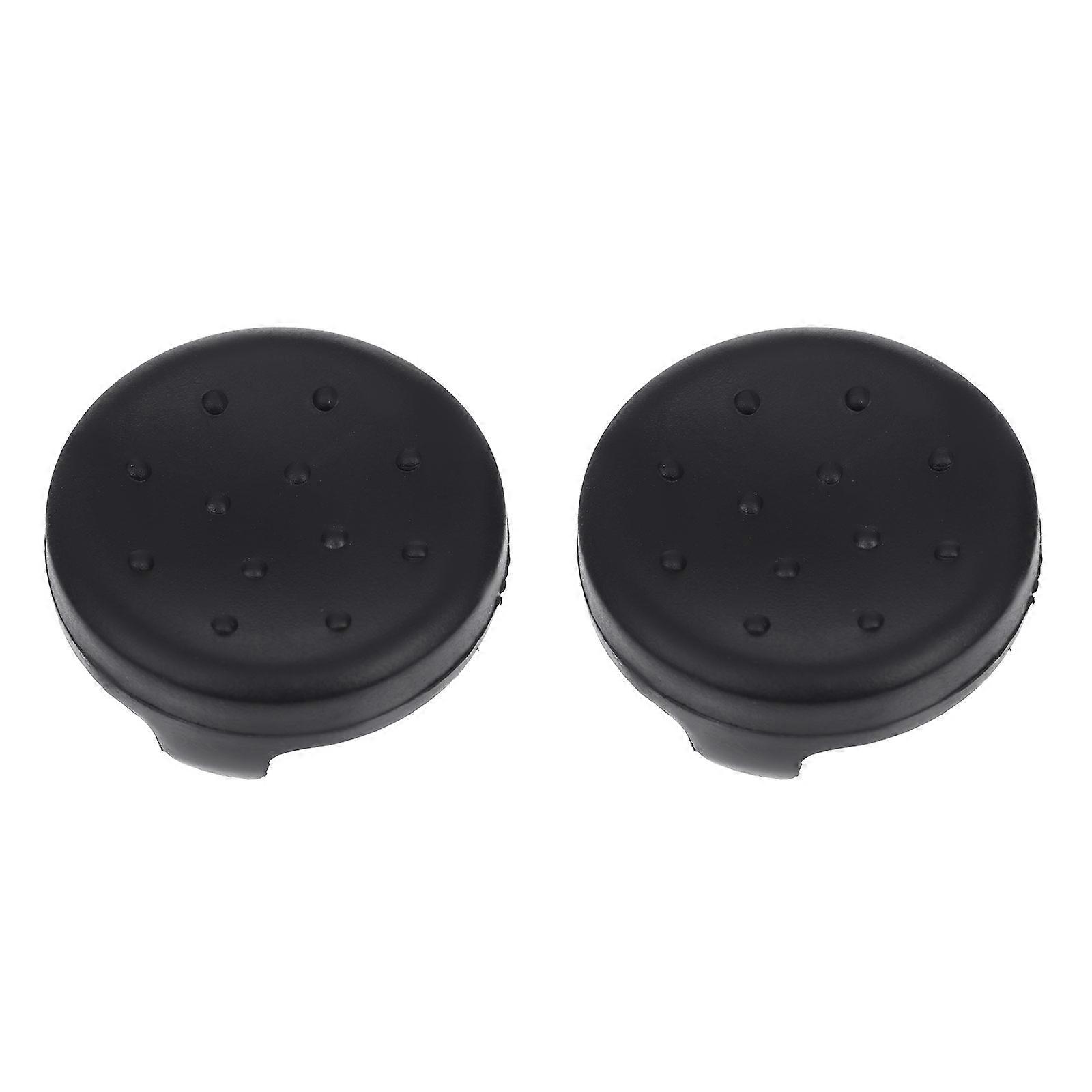 Joystick Grip Button Cover Joystick Thumb Grip for Game Machine 4Pcs Black Silicone