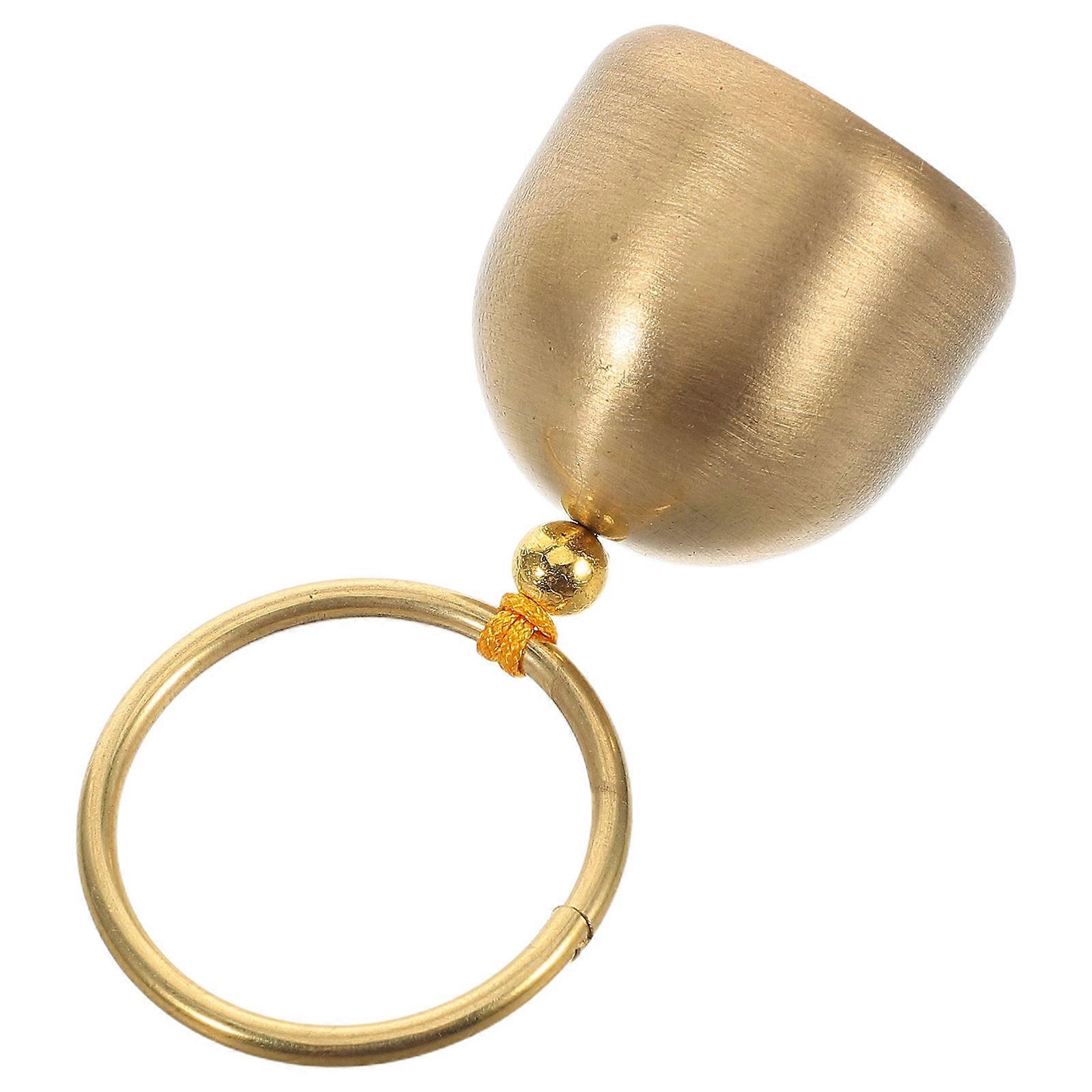 Bell Charm Small Brass Bells for Camping Use 4Pcs Vintage Outdoor Hiking