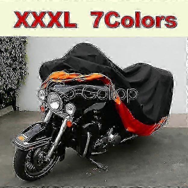 Κάλυμμα Μοτοσυκλέτας Για Harley Road King, Electra Glide, Street Glide Tourings, Honda Goldwing, Yamaha Royal Star Venture - Xxxl Μέγεθος fg2025031702647