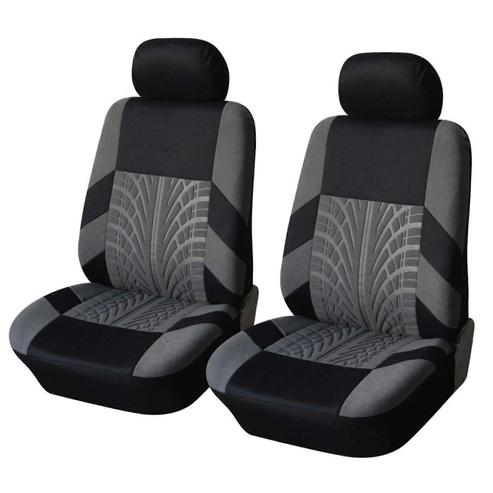 Car Seat Covers For Ford Transit Custom PHEV Front TwoPiece Waterproof NonSlip DirtResistant Grey